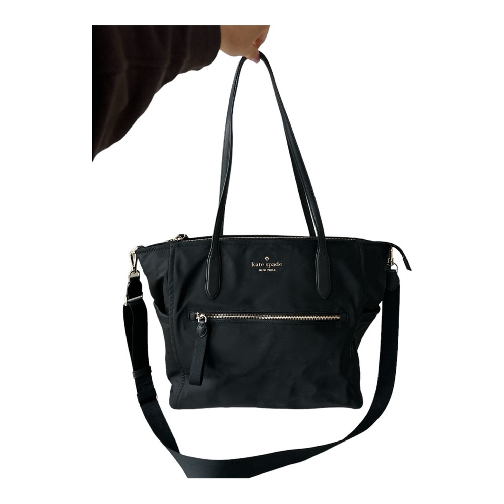 Chelsea Nylon Baby Bag -black-but also can be used for a big work bag